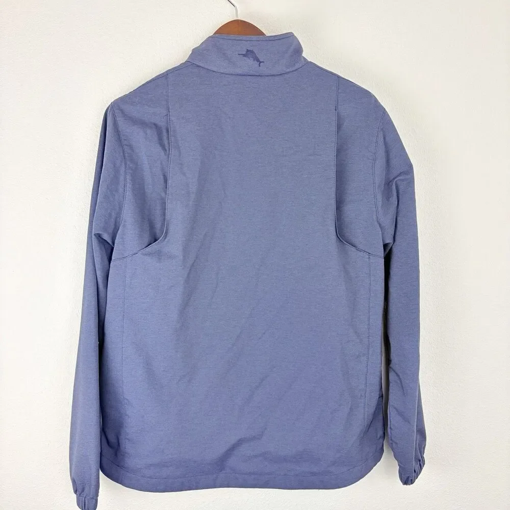 TOMMY BAHAMA Full Zip Golf Jacket Blue Performance Men’s Medium